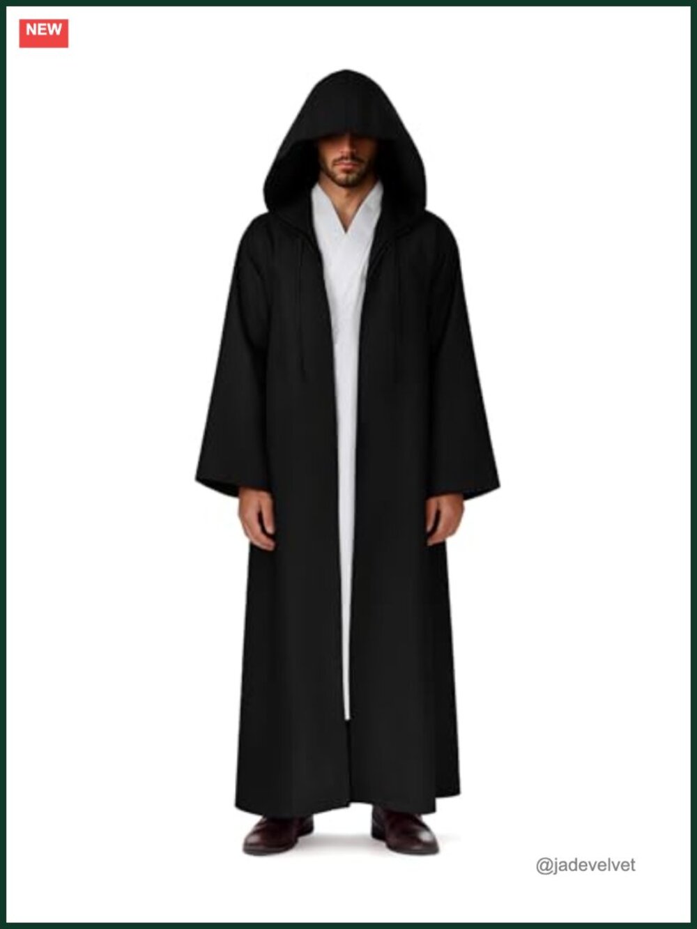 XZQTIVE Halloween Hooded Robe Cloak Adult Wizard Vampire Knight Cape